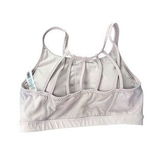 Athleta Light Purple Strappy Sports Bra Medium Removable Pads